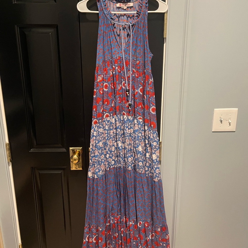 Anthropologie Tiered Maxi Dress
